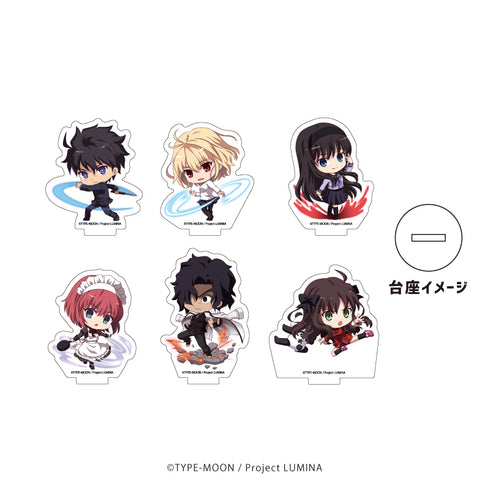 『MELTY BLOOD: TYPE LUMINA』アクリルぷちスタンド 01/BOX (全6種)(ミニキャライラスト)